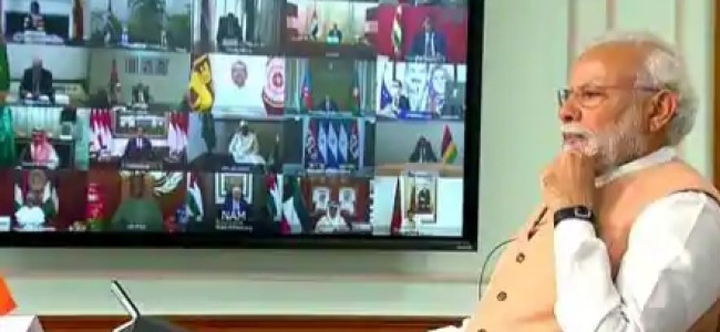 ‘As world fights Covid-19, some spreading other viruses’: PM Modi at NAM